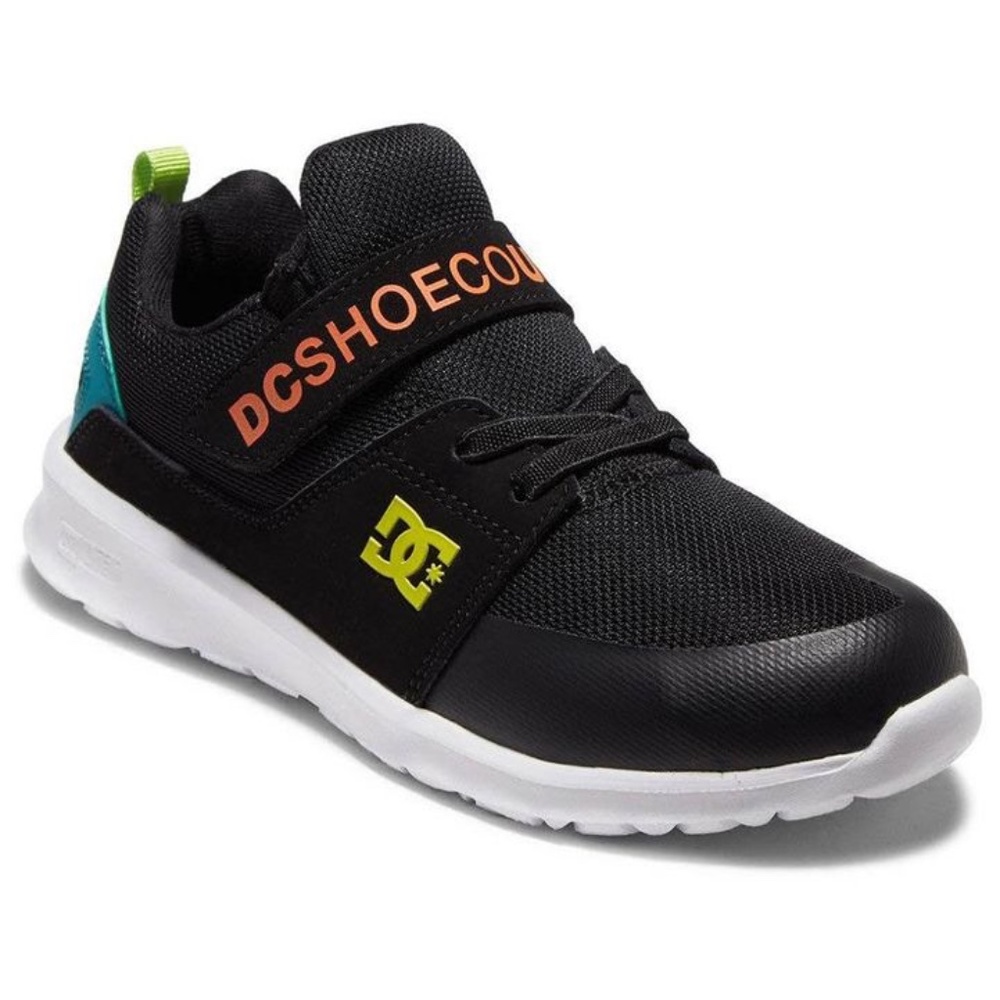 BRAND NEW boy youth dc DC heathrow prestige velcro skate shoes size 12
